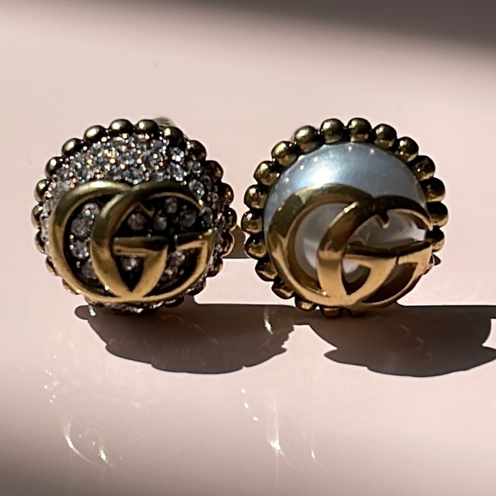 Elegant Gold and Silver Earrings